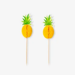 Hot Flying Tiger Ananas Food Picks - 8 Stk