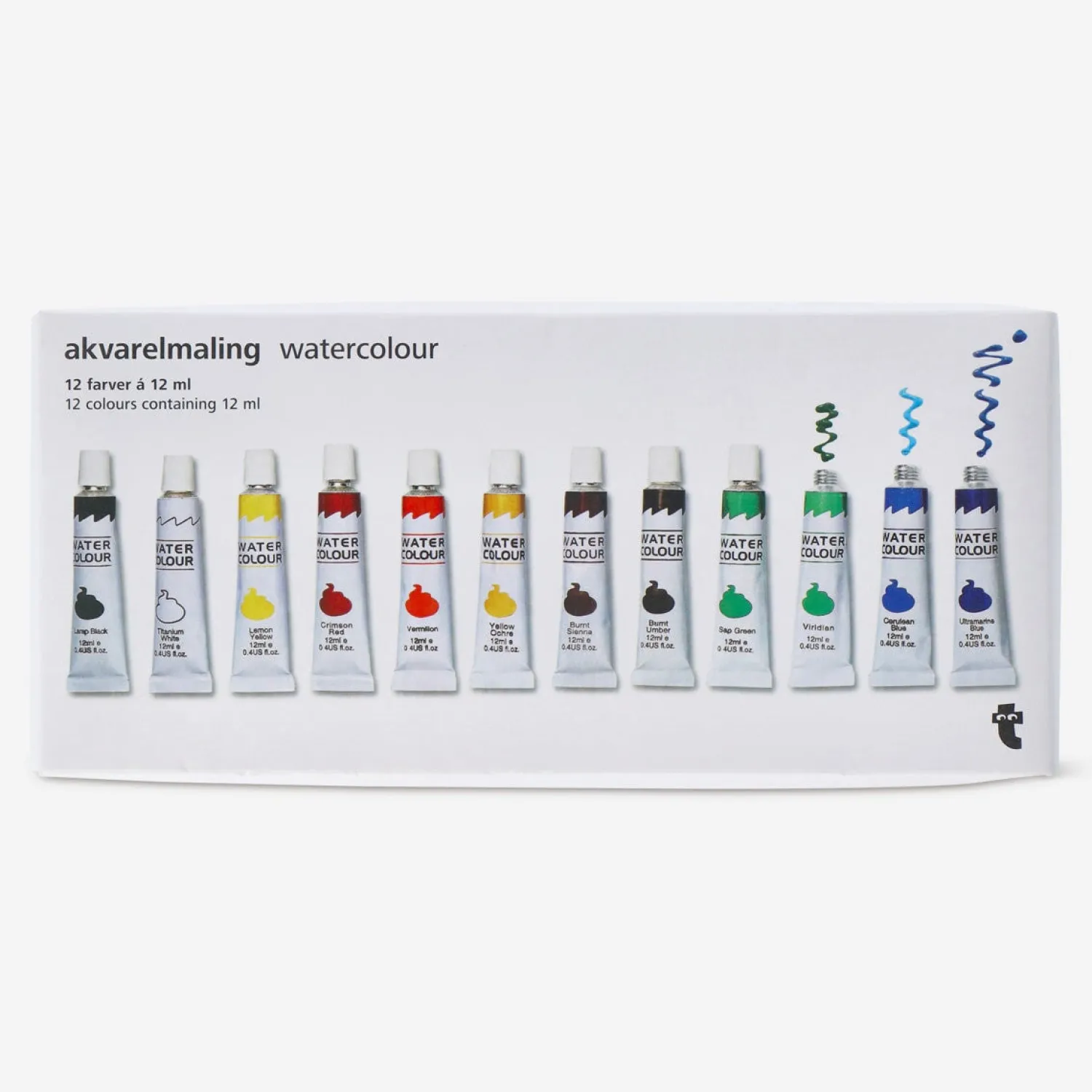 Discount Flying Tiger Aquarell-Farben - 12 Stk