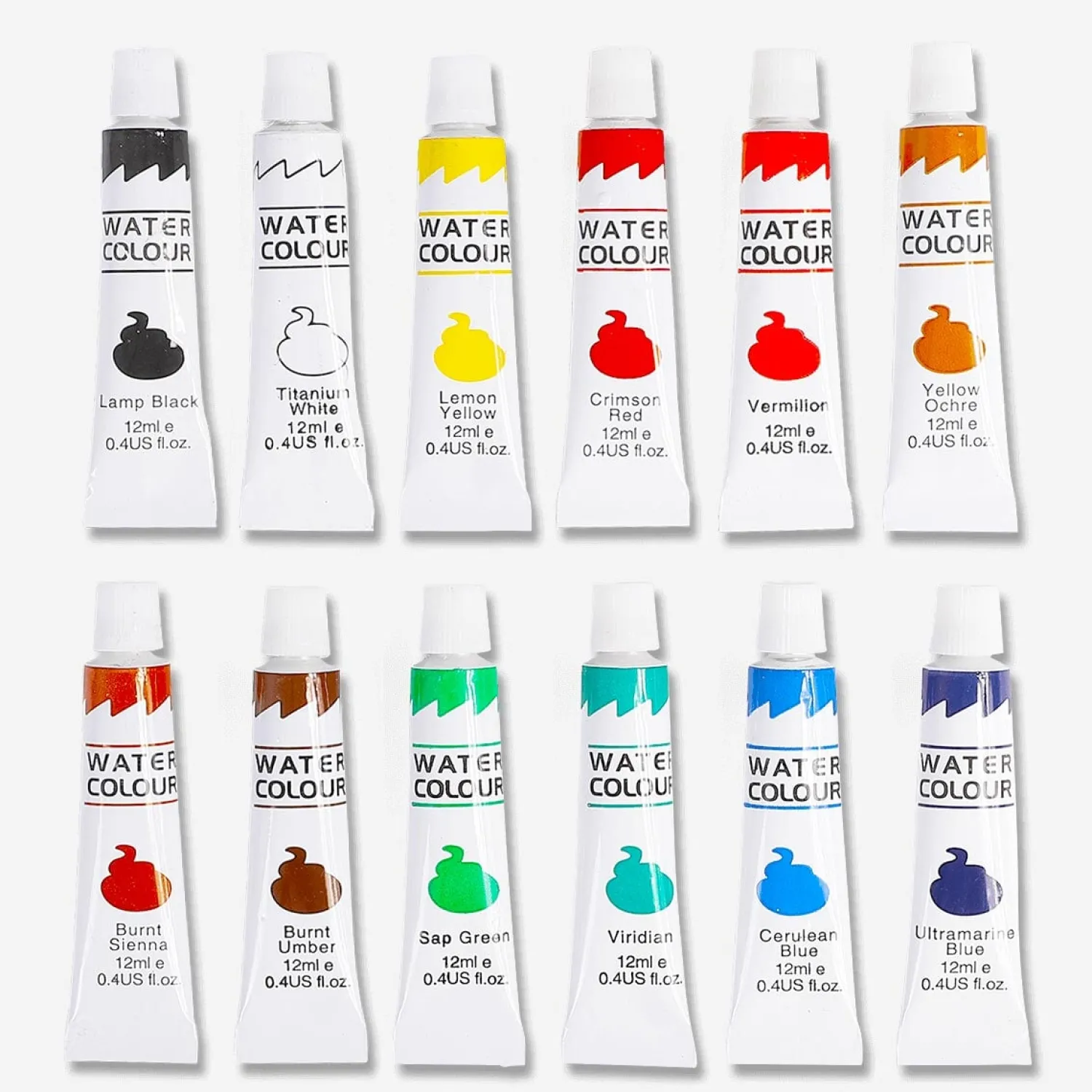 Discount Flying Tiger Aquarell-Farben - 12 Stk