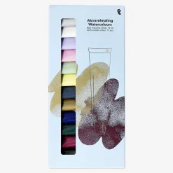 Fashion Flying Tiger Aquarellfarben mit Metalleffekt - 12 Stk