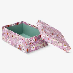 Clearance Flying Tiger Aufbewahrungsbox aus geblümtem Papier - Klein