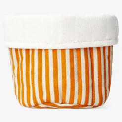 Hot Flying Tiger Aufbewahrungskorb mit orangefarbenen Streifen - 17 cm