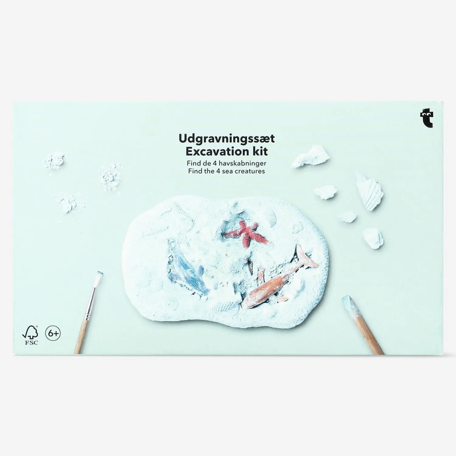 Online Flying Tiger Ausgrabungsset. Meerestiere
