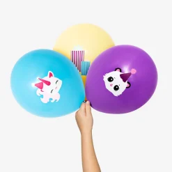Fashion Flying Tiger Ballons mit Aufdrucken - 6 Stk