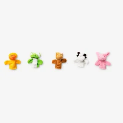 Outlet Flying Tiger Bauernhof Tiere Fingerpuppen - 5 Stk