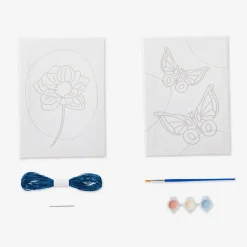Fashion Flying Tiger Bausatz Leinwand bemalen und besticken - 2 Stk