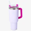 Clearance Flying Tiger Becher mit Deckel und Strohhalm. 1.2 L