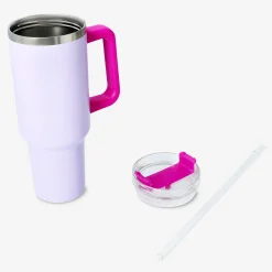 Clearance Flying Tiger Becher mit Deckel und Strohhalm. 1.2 L