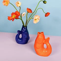 Best Flying Tiger Blaue Fischvase