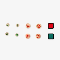 Clearance Flying Tiger Blume dekorative Stempel Satz - 8 Stk