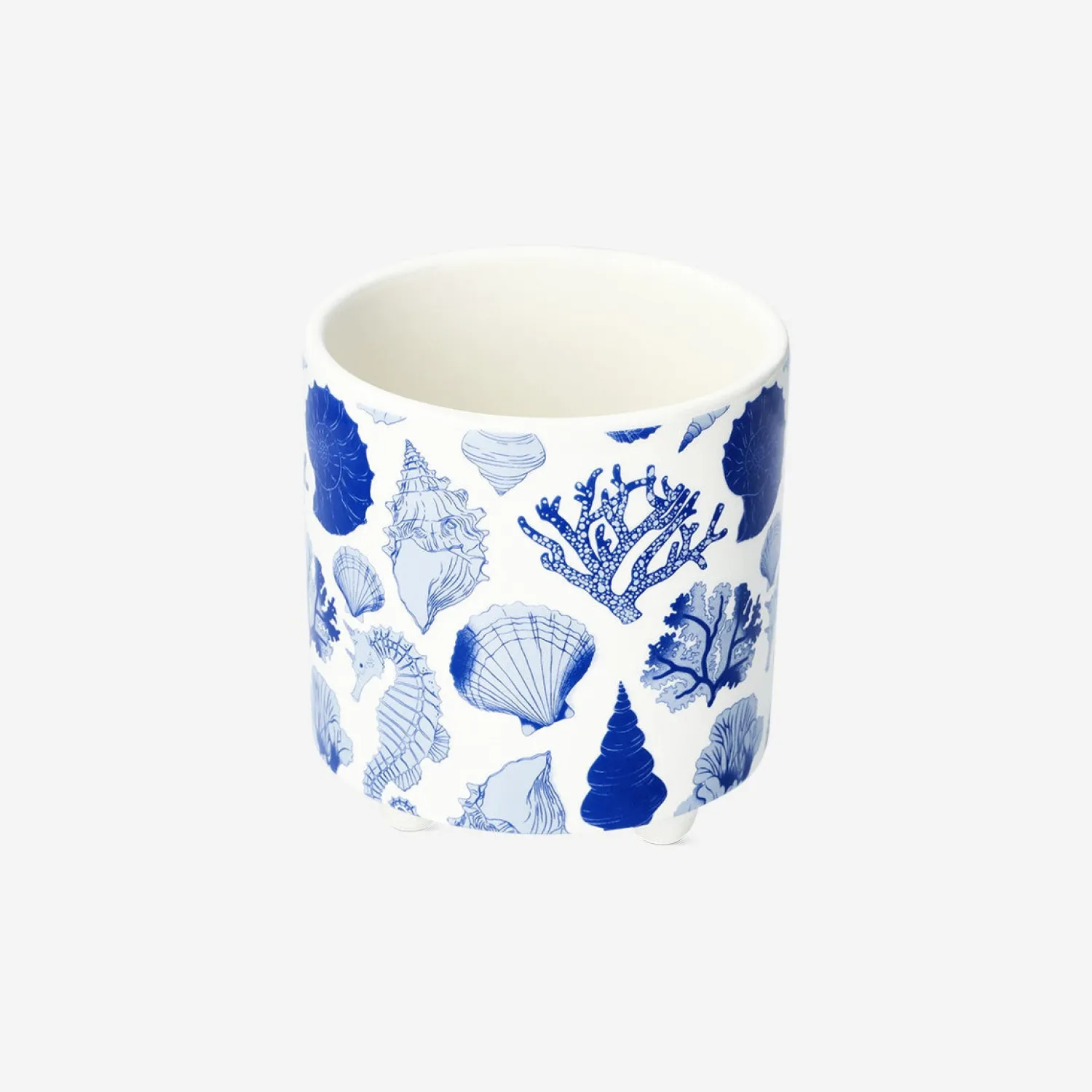 New Flying Tiger Blumentopf mit Muschelprint - 11 cm