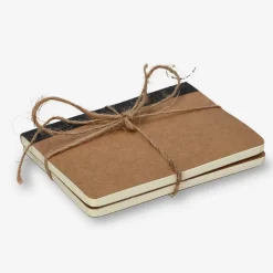 New Flying Tiger Braune Notizbücher mit leeren Seiten - 2 Stk