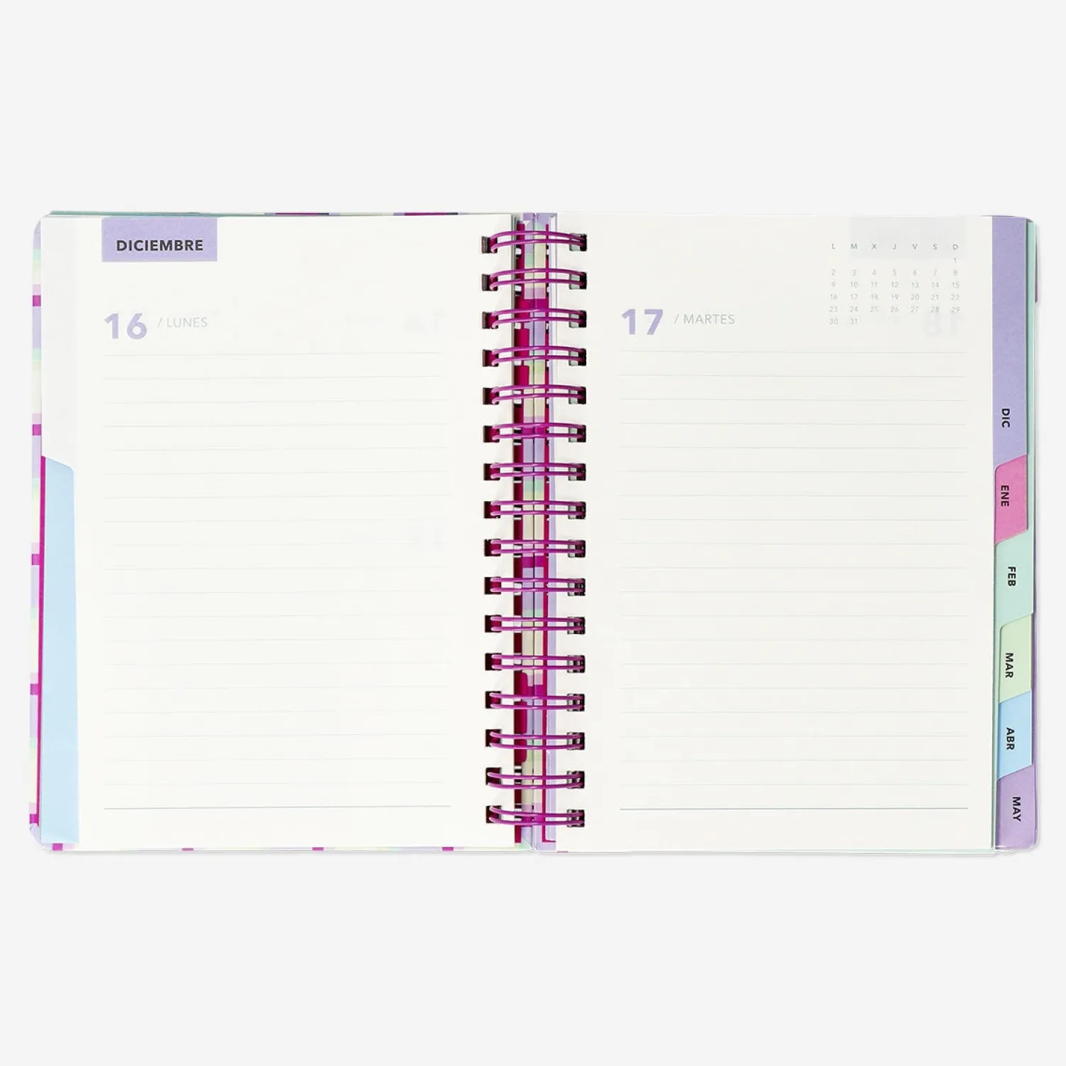 Online Flying Tiger Checkered Study Planner - Spanisch