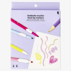 New Flying Tiger Dual-Tip-Marker mit Farbwechsel-Effekt - 12 Stk