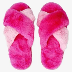 Outlet Flying Tiger Flauschige rosa Hausschuhe - 39/40