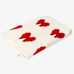 Sale Flying Tiger Fleecedecke mit Schleifenaufdruck