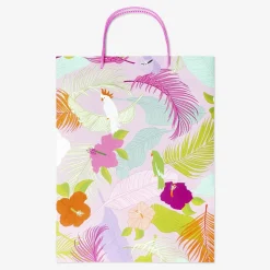 Fashion Flying Tiger Geschenktüte mit tropischem Aufdruck