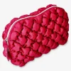 Outlet Flying Tiger Gesteppte rosa Kosmetiktasche