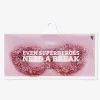 Fashion Flying Tiger Glitzernde rosa Gel-Augenmaske