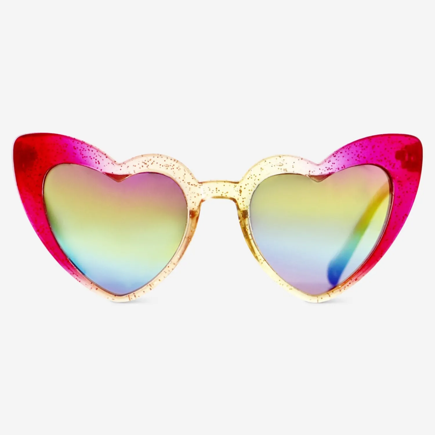 Discount Flying Tiger Glitzer-Sonnenbrille in Herzform - für Kinder