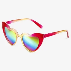 Discount Flying Tiger Glitzer-Sonnenbrille in Herzform - für Kinder