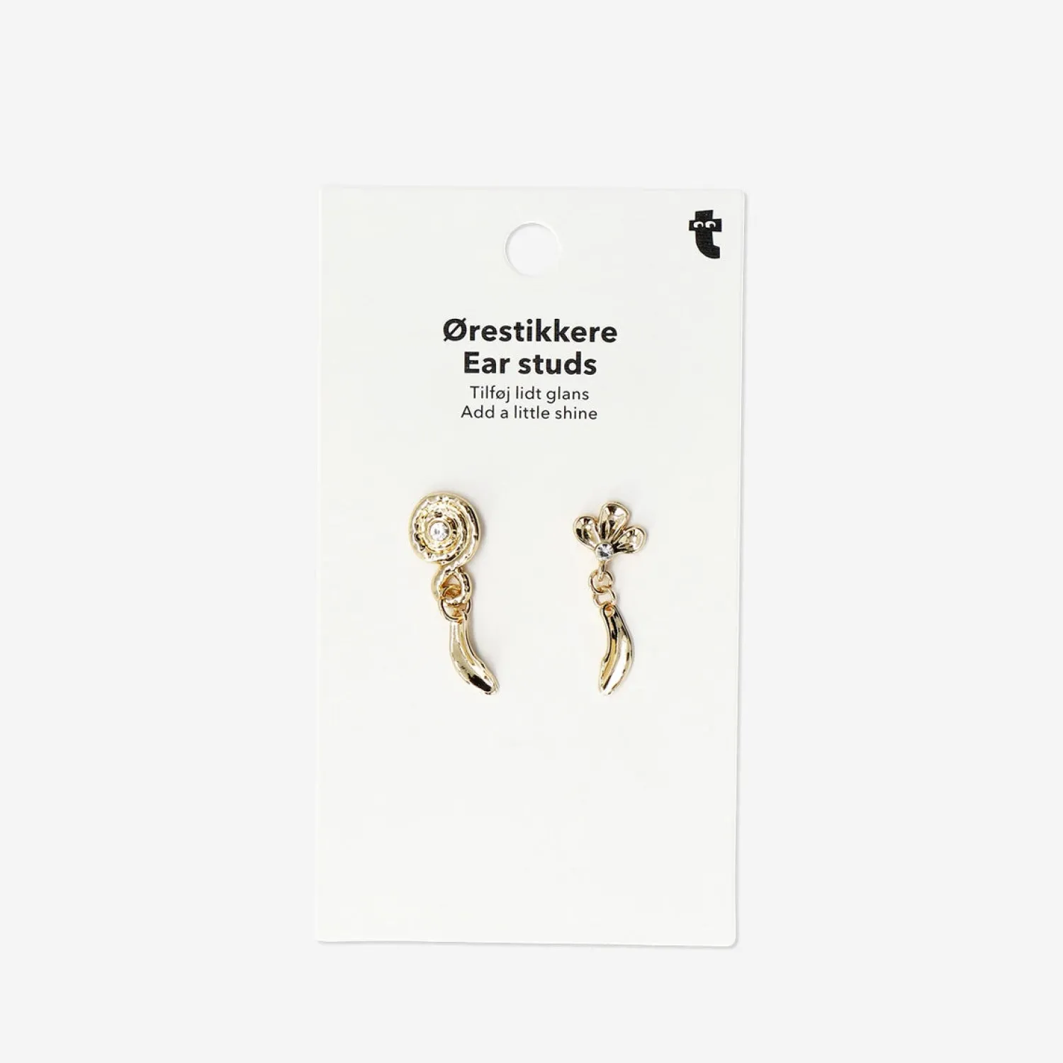 Clearance Flying Tiger Goldene Ohrstecker