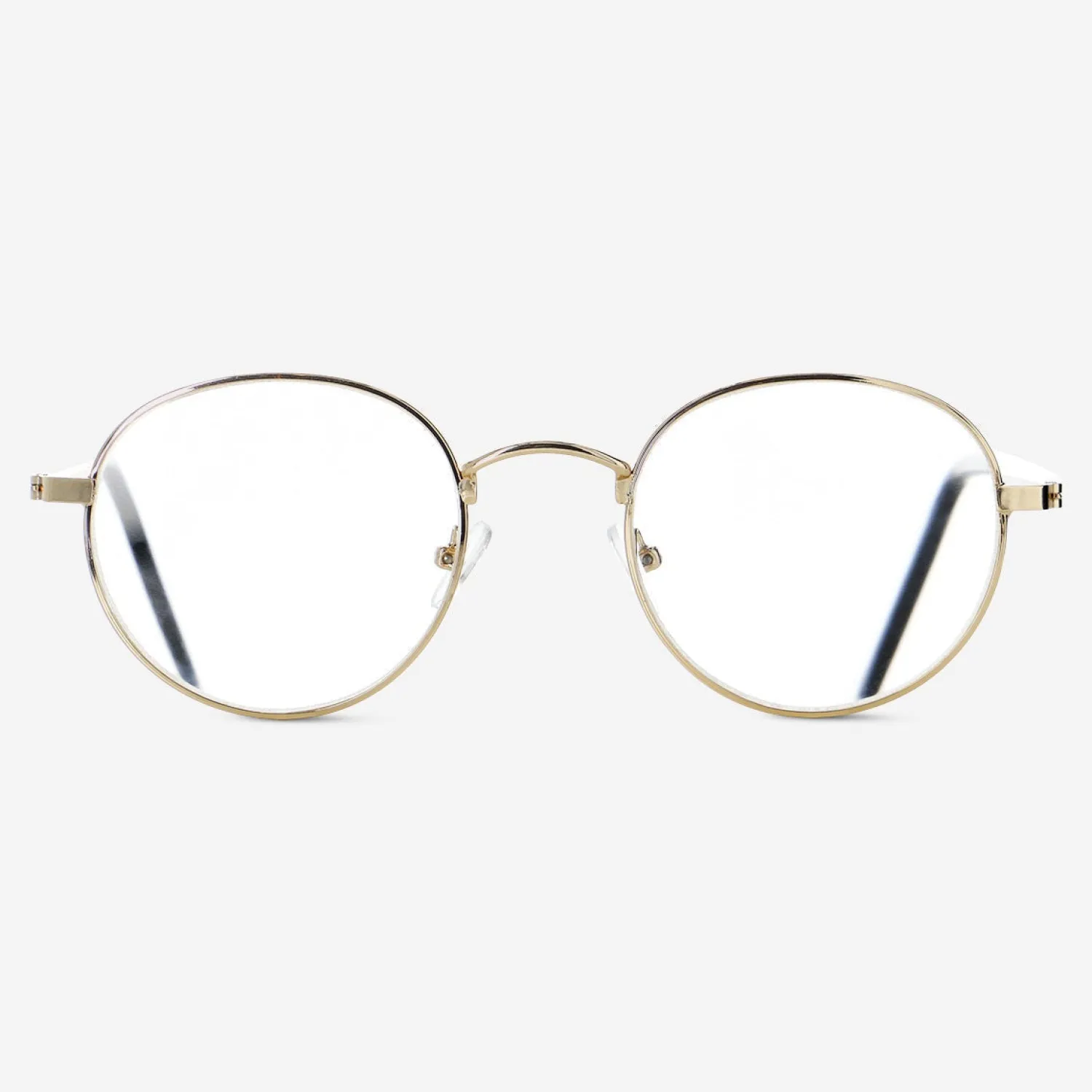 New Flying Tiger Goldener Rahmen Lesebrille mit +1.5 Stärke