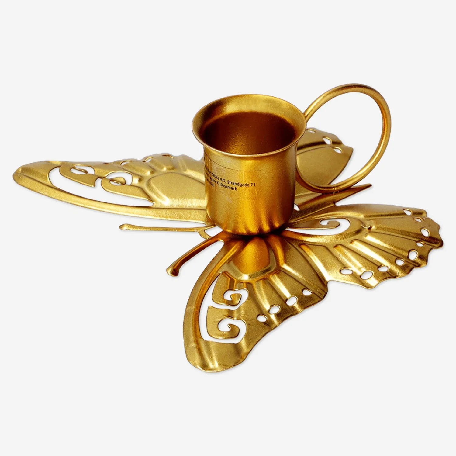 Hot Flying Tiger Goldener Schmetterling Kerzenhalter