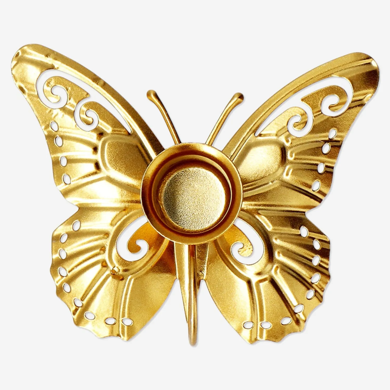Hot Flying Tiger Goldener Schmetterling Kerzenhalter