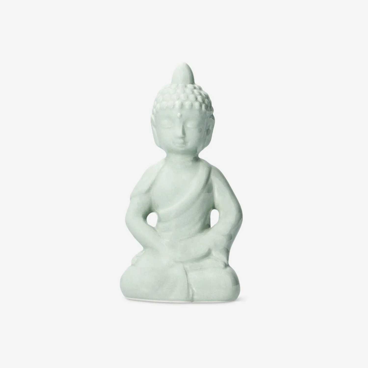 New Flying Tiger Grüner Keramik-Buddha