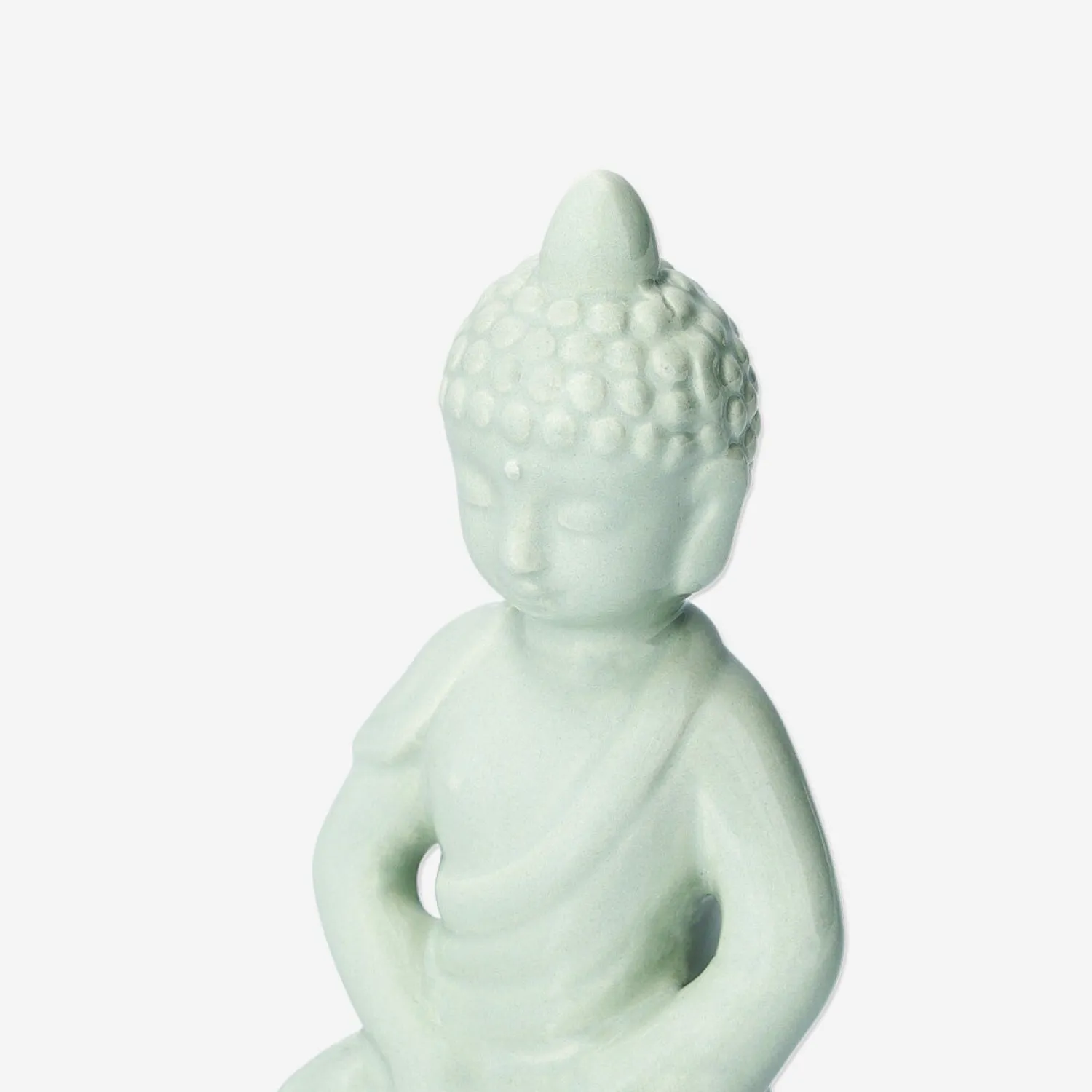 New Flying Tiger Grüner Keramik-Buddha