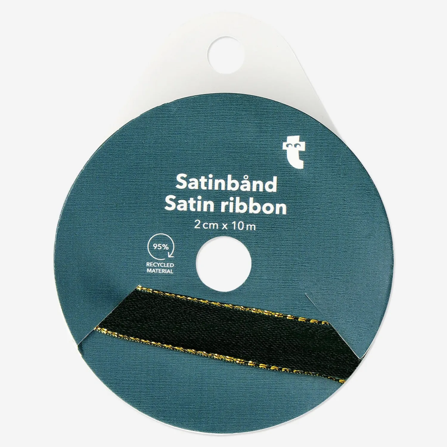 Clearance Flying Tiger Grünes Satinband - 10 m