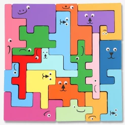 Fashion Flying Tiger Holzpuzzle - 19 Stk