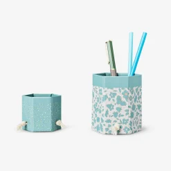 Sale Flying Tiger 2-in-1-Bleistifthalter mit Blumenmuster - zusammenklappbar