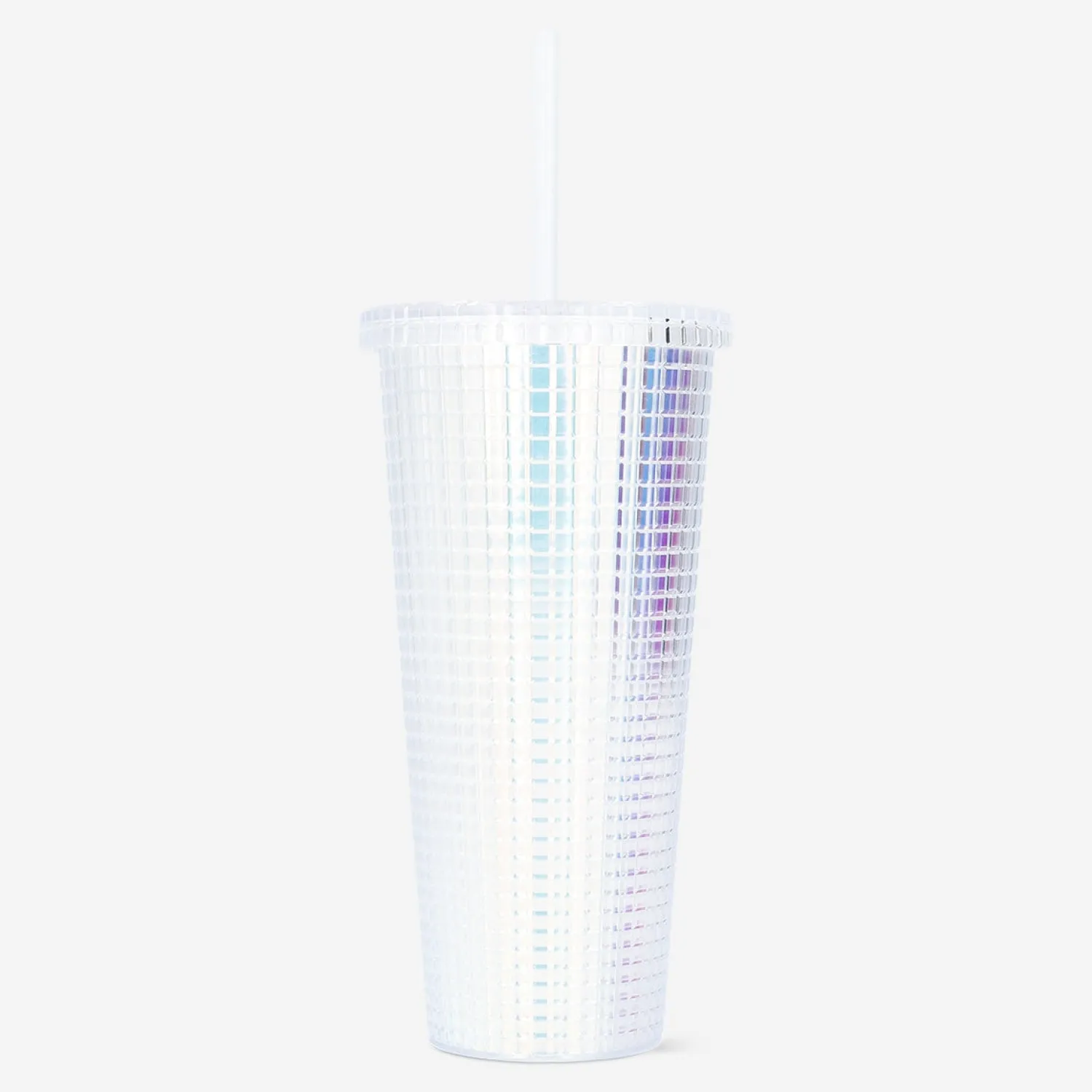 Clearance Flying Tiger Irisierender Becher mit Deckel und Strohhalm