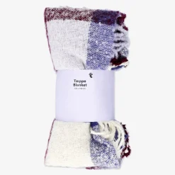 Fashion Flying Tiger Karierte Kuscheldecke mit Fransen
