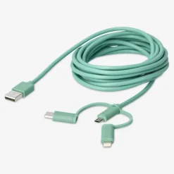 Clearance Flying Tiger Ladekabel. Für USB-C, Micro USB und lightning
