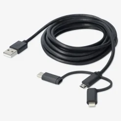 Fashion Flying Tiger Ladekabel. Für USB-C, Micro USB und lightning