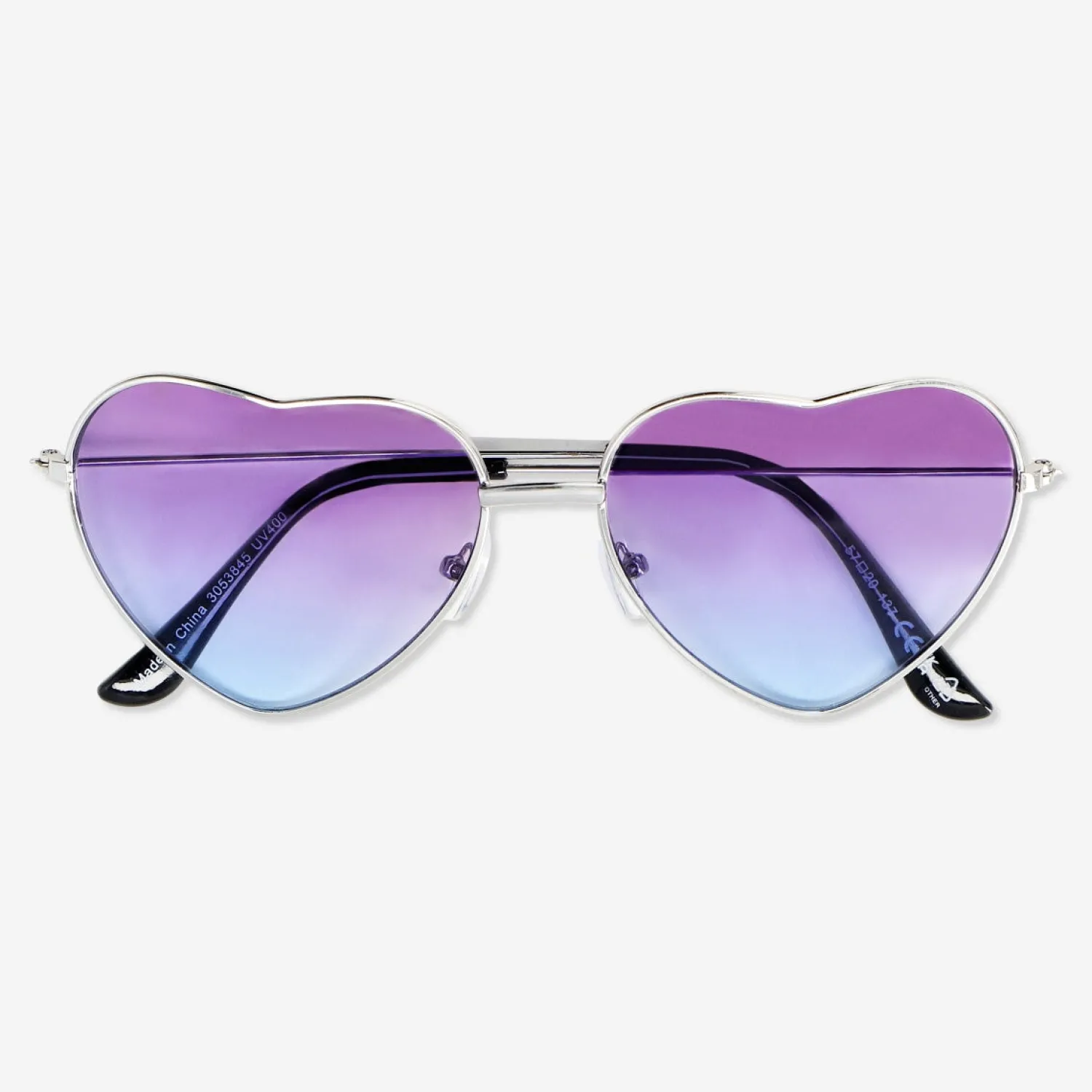 Clearance Flying Tiger Lila Sonnenbrille in Herzform