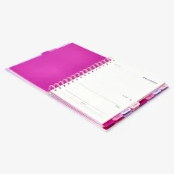 Clearance Flying Tiger Lila Studienplaner mit Farbverlauf - Englisch