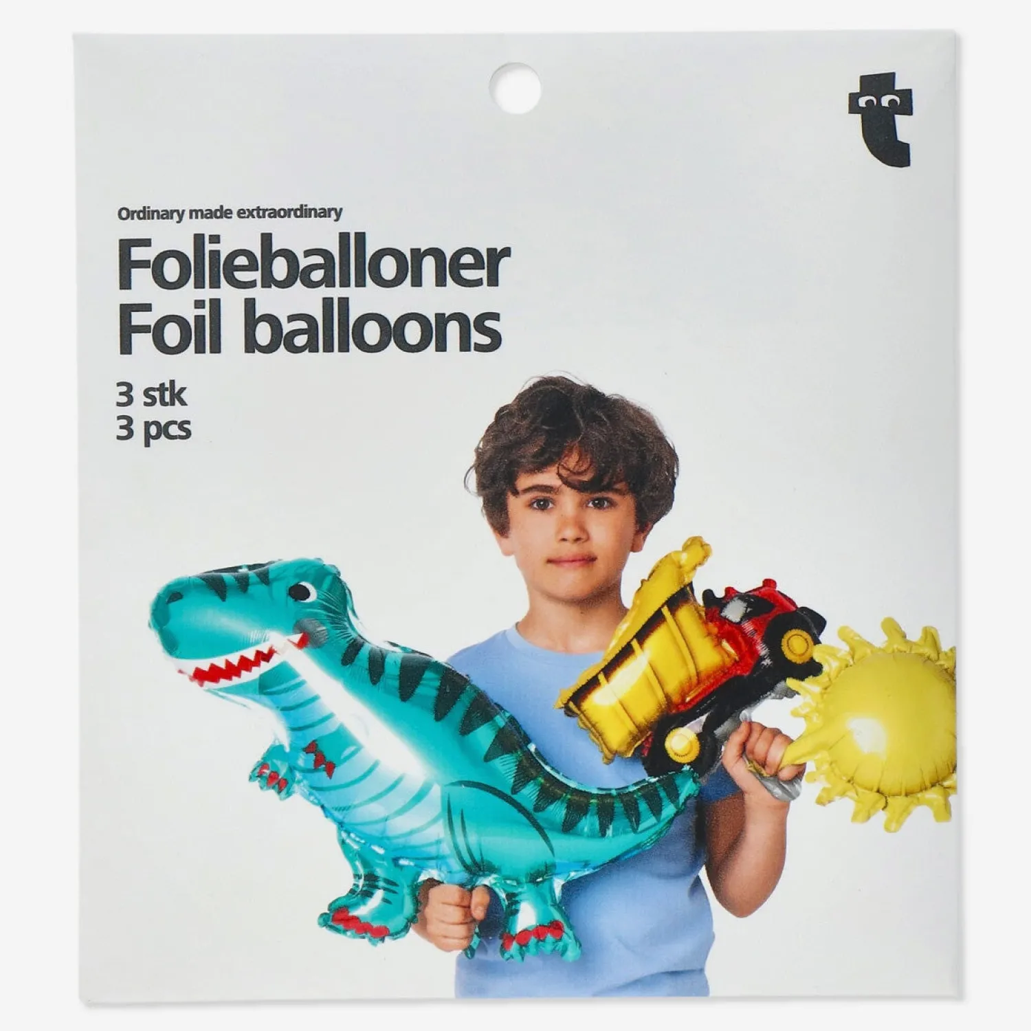 Hot Flying Tiger Luftballons aus Folie. 3 Stk