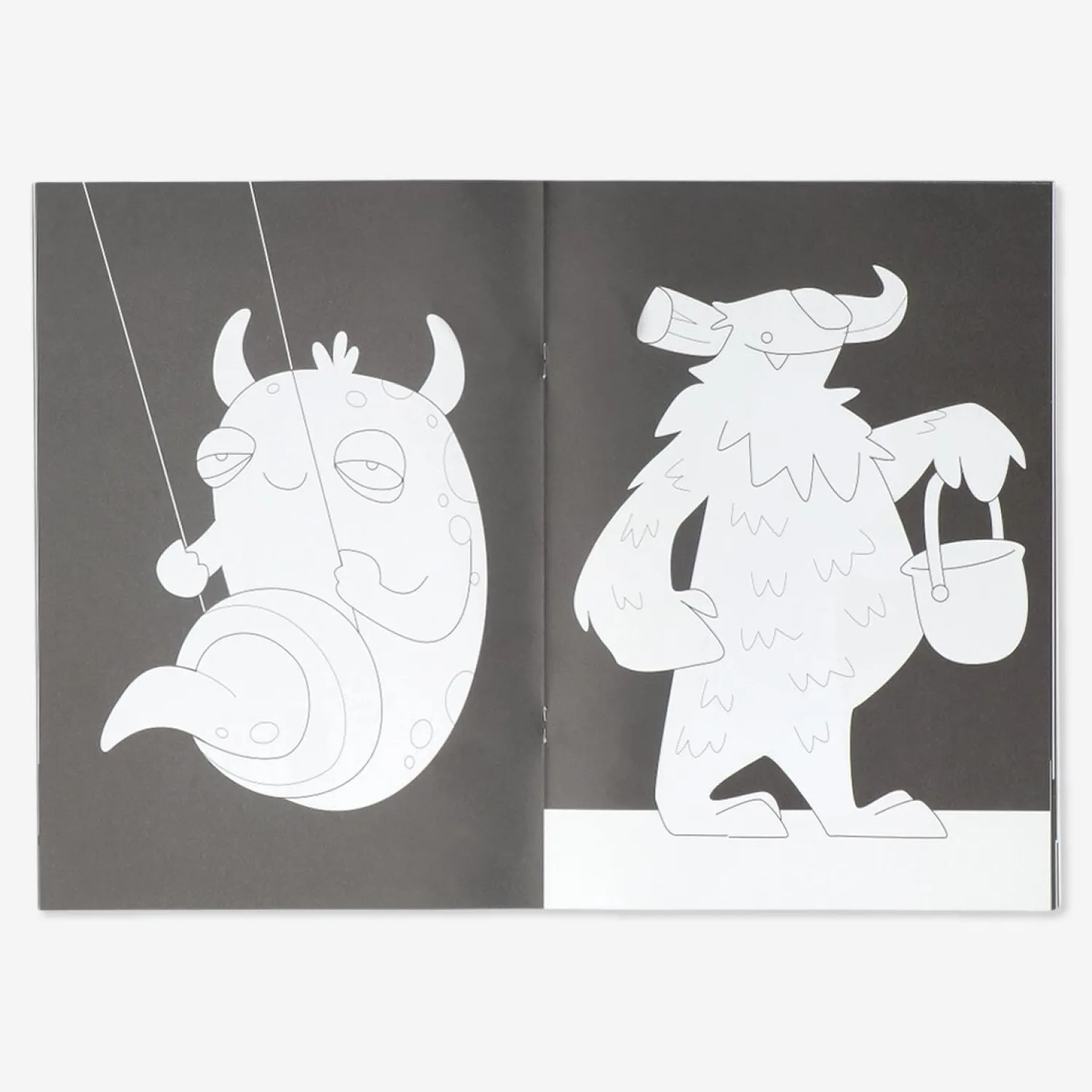 Sale Flying Tiger Malbuch - Monster