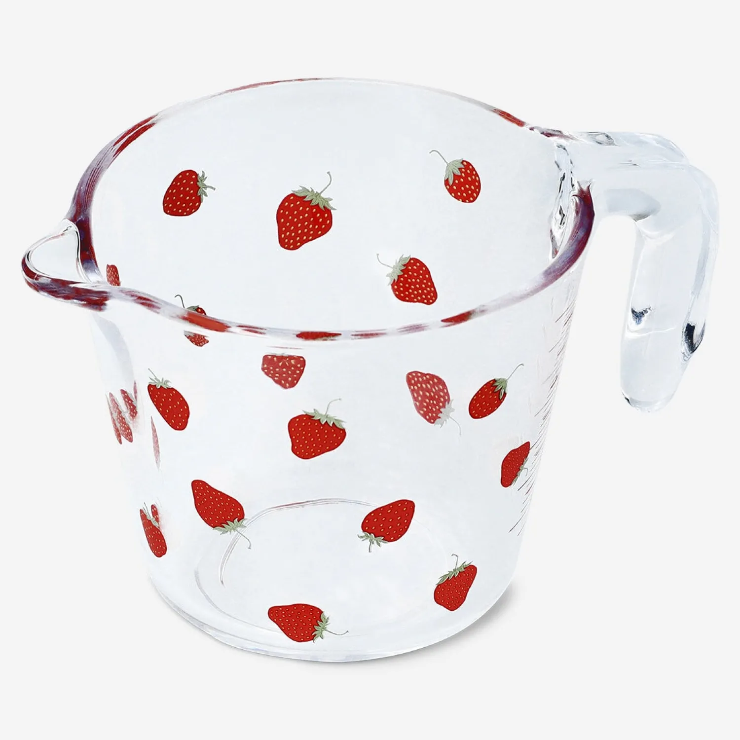 Hot Flying Tiger Messbecher mit Erdbeeraufdruck