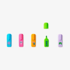Hot Flying Tiger Mini-Textmarker - 5 Stück