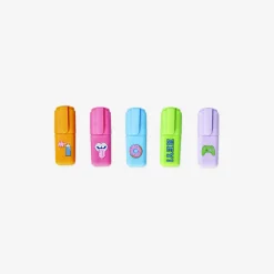 Hot Flying Tiger Mini-Textmarker - 5 Stück