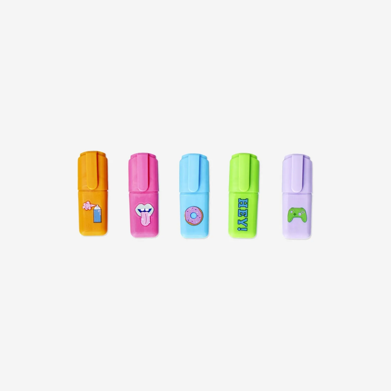 Hot Flying Tiger Mini-Textmarker - 5 Stück