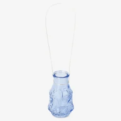 Sale Flying Tiger Mini-Vase aus blauem Glas