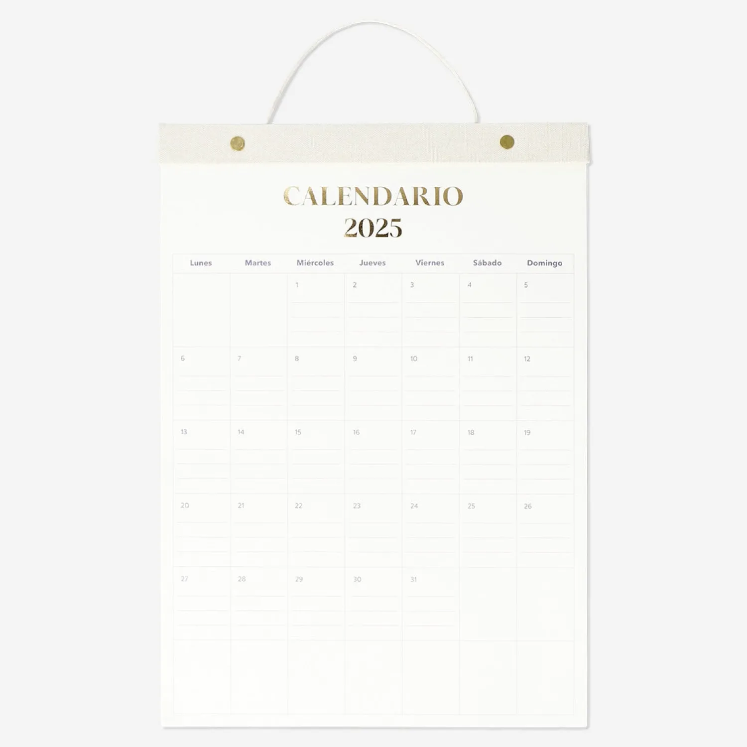 Clearance Flying Tiger Monatlicher Wandkalender - Spanisch