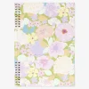 Best Flying Tiger Notizbuch mit Blumenmuster - A4