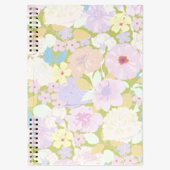 Best Flying Tiger Notizbuch mit Blumenmuster - A4